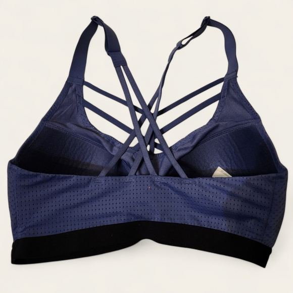 Victoria Sport Lightweight Strappy Padded Sports Bra -‎ 34DD - Blue - Picture 2 of 4
